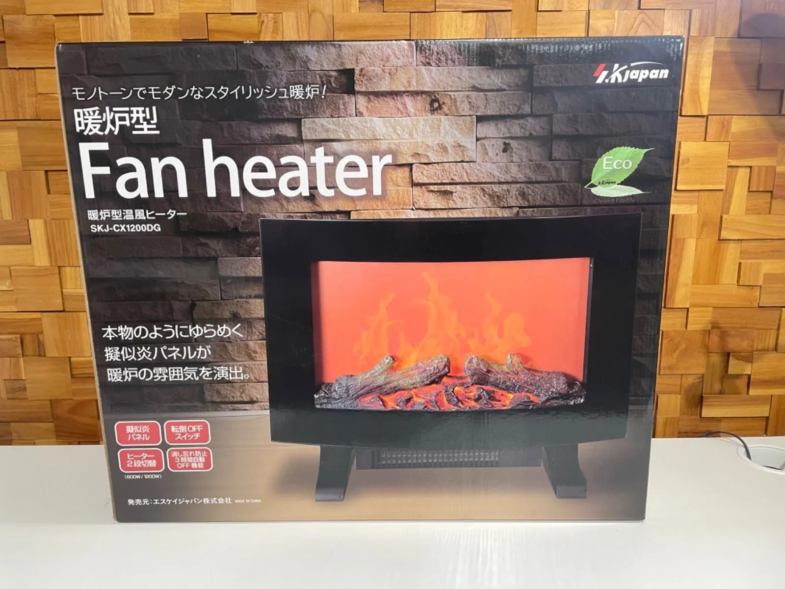 淀川区のリサイクルショップの中古家電・販売は当店で！新品 暖炉型温風ヒーターが入荷致しました！！