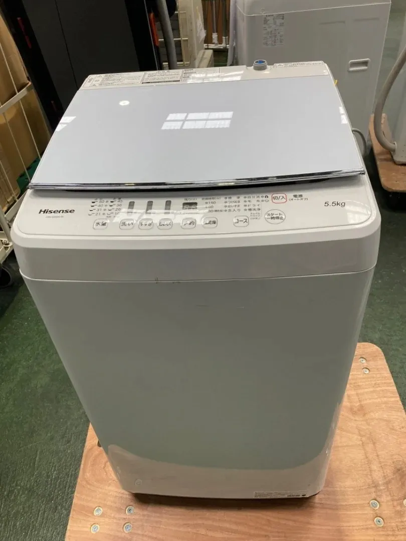 【中古家電】買取は当店で！Hisense 全自動洗濯機 5.5kg 買取致しました！